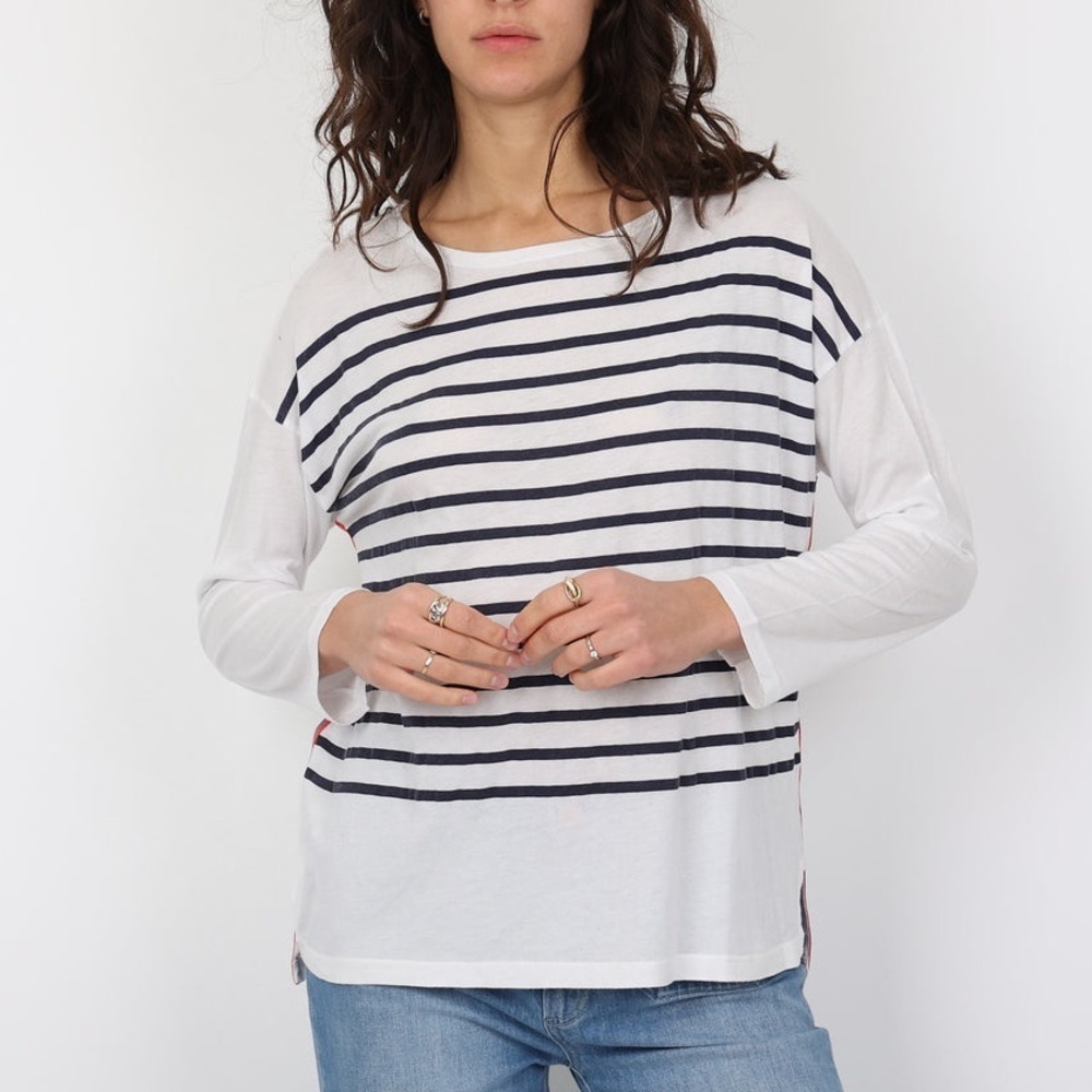 Sundry blue and white striped tee NWT - Picture 3 of 9